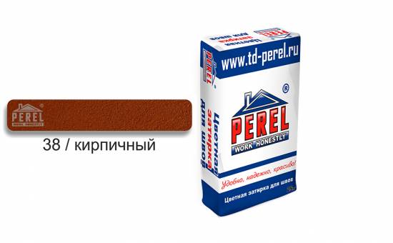 Затирка для швов PEREL RL 0438 кирпичная, 25 кг