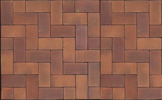 Тротуарная клинкерная брусчатка Muhr №07 Herbstlaub, 200*100*40 мм